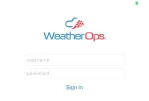 WeatherOps SignIn