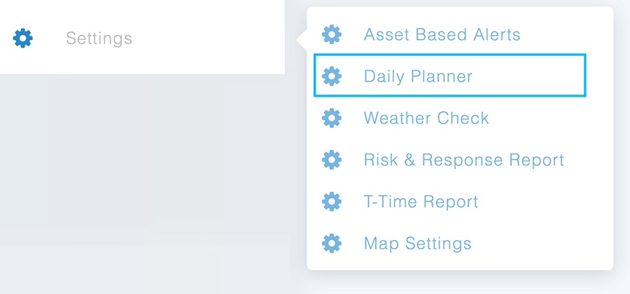 daily planner navigation